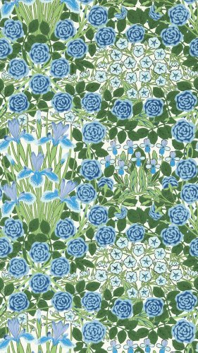 Morris & Co Campanula Peacock Opal Wallpaper Long