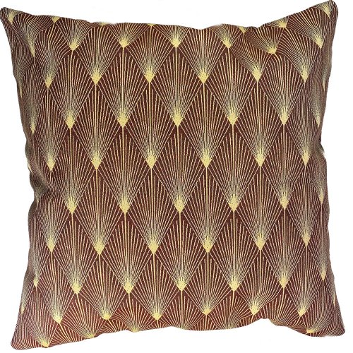 New York Art Deco Red Cushion 381891