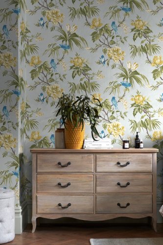 Next Birds & Blooms Grey Wallpaper 118257