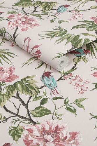 Next Birds & Blooms Mauve Wallpaper 118255