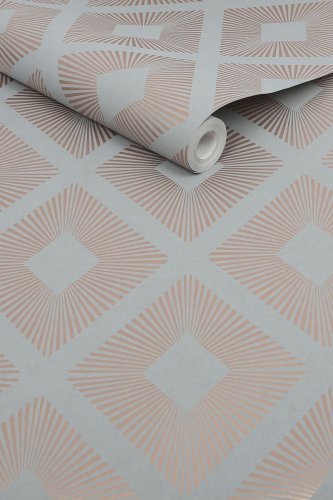 Next Deco Triangle Grey Wallpaper 118271