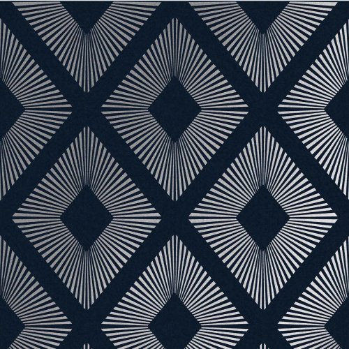 Next Deco Triangle Navy Wallpaper 118272