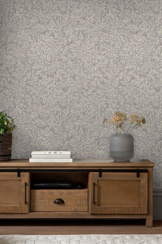 Next Ditsy Leaf Neutral Wallpaper 118264