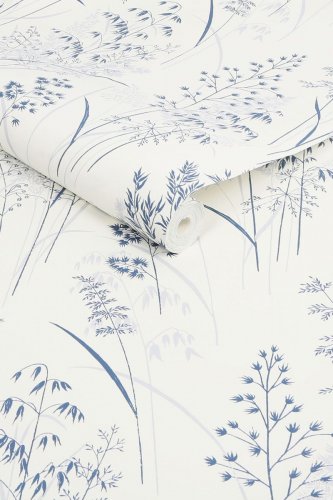 Next Leaf Sprigs Blue Wallpaper 118265