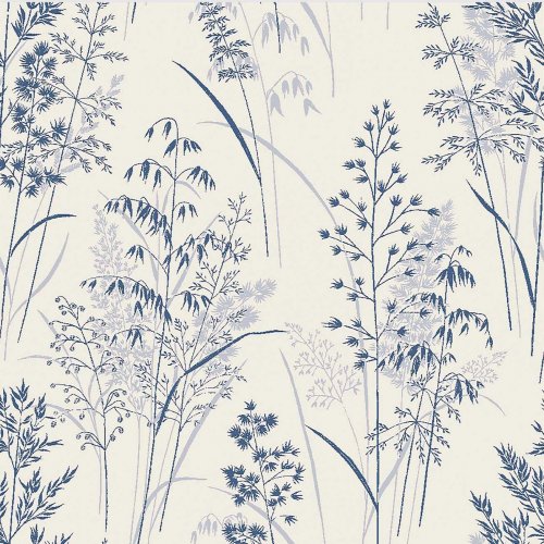 Next Leaf Sprigs Blue Wallpaper 118265