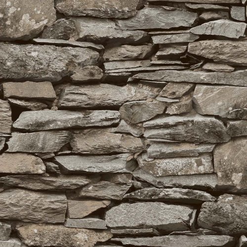 Next Ledgestone Wall Neutral Wallpaper 118307