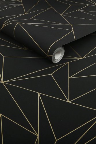 Next Scatter Geo Black Wallpaper 118277