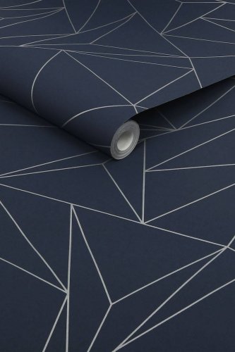 Next Scatter Geo Navy Wallpaper 118278