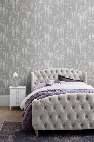 Next Wisteria Trails Grey Wallpaper 118252