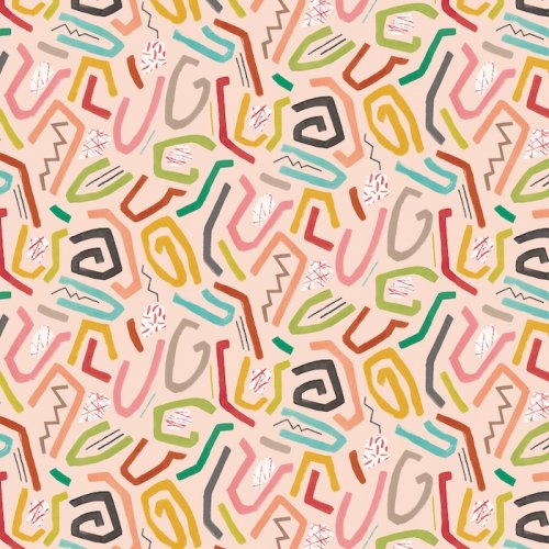 OHPOPSI Squiggle Coral Twist Wallpaper ABS50125W