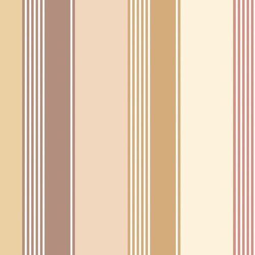 Multi Stripe Amber Mix Wallpaper with warm amber, beige, and taupe tones.