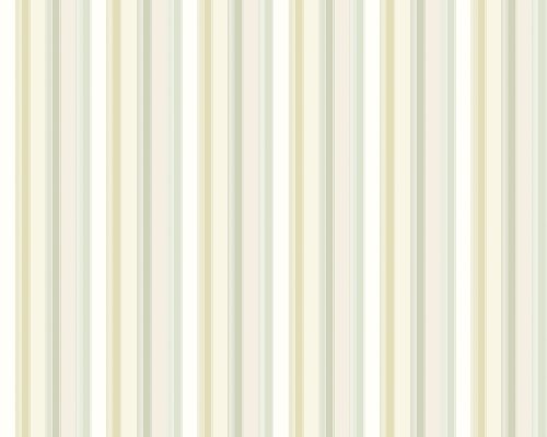 Elegant striped wallpaper with a mix of green and beige hues