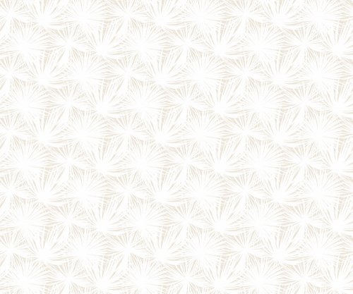Palm leaf wallpaper in neutral hemp and white tones