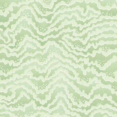 OHPOPSI Contour Pistachio Wallpaper IKA50116W