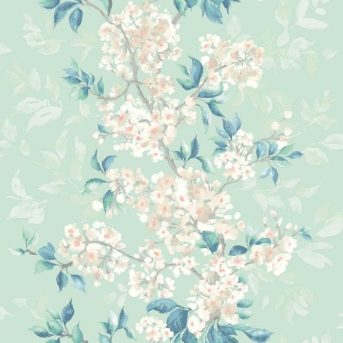 OHPOPSI Sakura Powder Puff Wallpaper IKA50125W