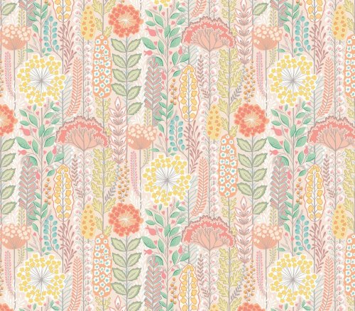 OHPOPSI Seedheads Ballet Slipper Wallpaper IKA50132W