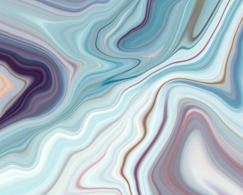 Origin Murals Marbled Ink Soft Teal Mural