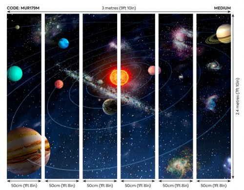 Origin Murals Solar System Multi Mural Panels