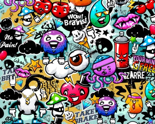 Origin Murals Graffiti Monster Mural