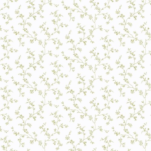 Galerie Pretty Prints Alison's Trail Olive Wallpaper