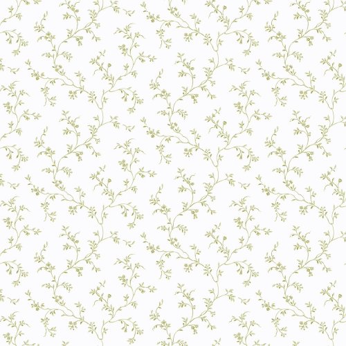 Galerie Pretty Prints Alison's Trail Olive Wallpaper