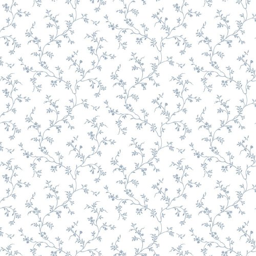 Galerie Pretty Prints Alison's Trail Navy Wallpaper