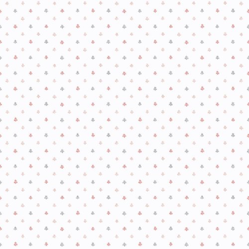 Galerie Pretty Prints Lulu Spot Pink & Grey Wallpaper