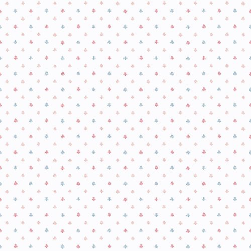 Galerie Pretty Prints Lulu Spot Pink Blue Wallpaper