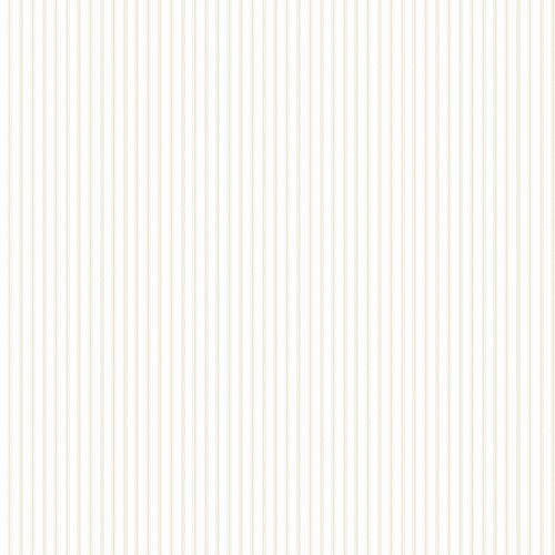 Galerie Pretty Prints Ticking Stripe White & Beige Wallpaper