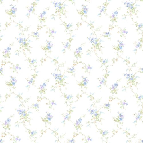 Galerie Pretty Prints Ivy Trail Blue / Purple / Green Wallpaper