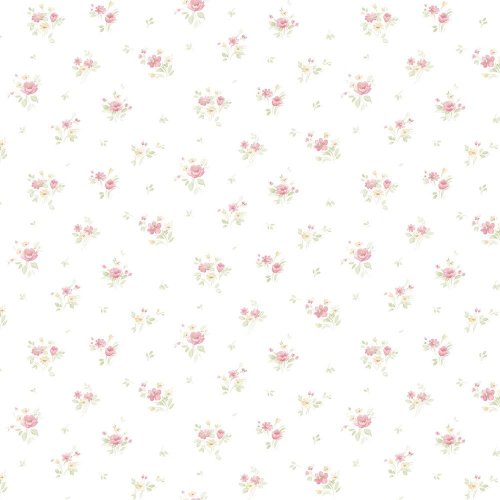 Galerie Pretty Prints Rainbow Floral Yellow & Pink Wallpaper