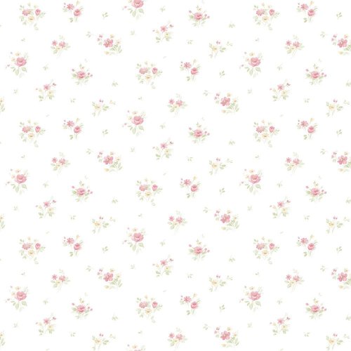 Galerie Pretty Prints Rainbow Floral Yellow & Pink Wallpaper