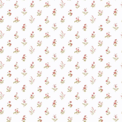 Galerie Pretty Prints Mini Garden Spot Cream / Red / Yellow / Green / Ochre Wallpaper