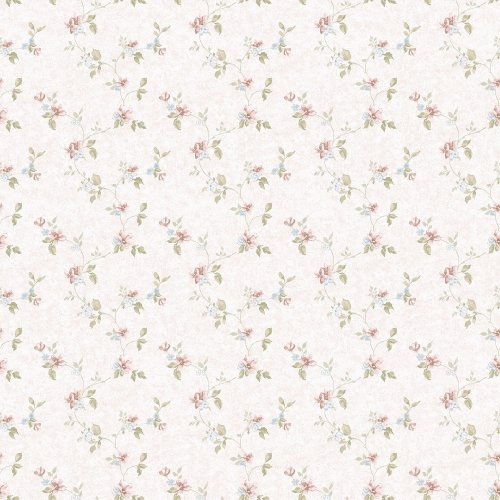 Galerie Pretty Prints Mini Garden Spot Pink / Blue / Green Wallpaper