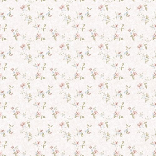 Galerie Pretty Prints Mini Garden Spot Pink / Blue / Green Wallpaper