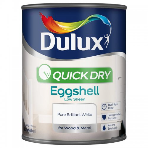 Dulux Brilliant White Quick Dry Eggshell