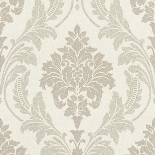 Rasch Knightsbridge Ivory shimmering damask 