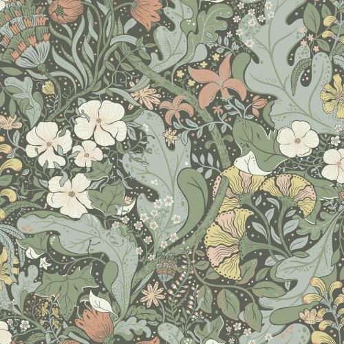 Galerie Elise Green, Blue Wallpaper