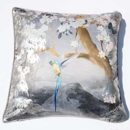 Suki Silver Foil Cushion