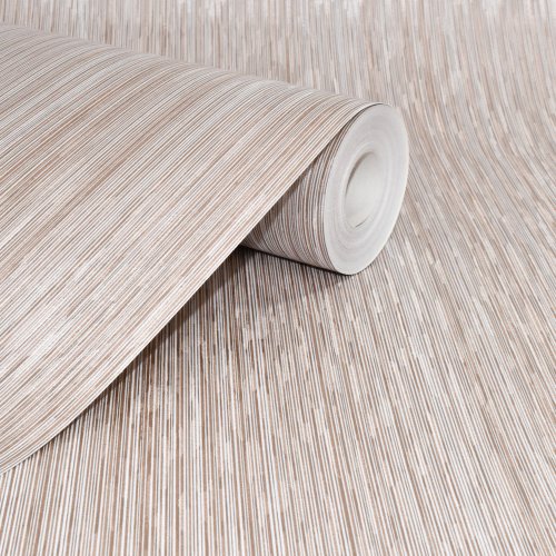 Graham & Brown Theia Stria Rose Gold Wallpaper 106603