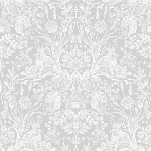 Holden Decor Stag Wood Panel Grey Wallpaper 90090