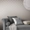 Graham & Brown Fan Rose Gold Wallpaper Room