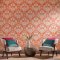 Graham & Brown Imperial Orange Wallpaper Roomset