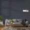 Graham & Brown Prism Navy Wallpaper 104742