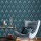 Graham & Brown Botanica Teal Wallpaper Room