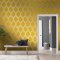 Graham & Brown Vector Lemon / Silver Wallpaper 105468