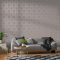 Graham & Brown Sashiko Rose Gold Wallpaper Room