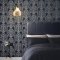 Graham & Brown Art Deco Midnight Wallpaper Room