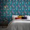 Graham & Brown Jardin Teal Wallpaper Room