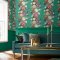 Graham & Brown Bloomsbury Emerald Wallpaper Room